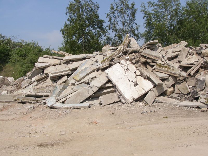 Recycling-Park Produkt Beton bewehrt